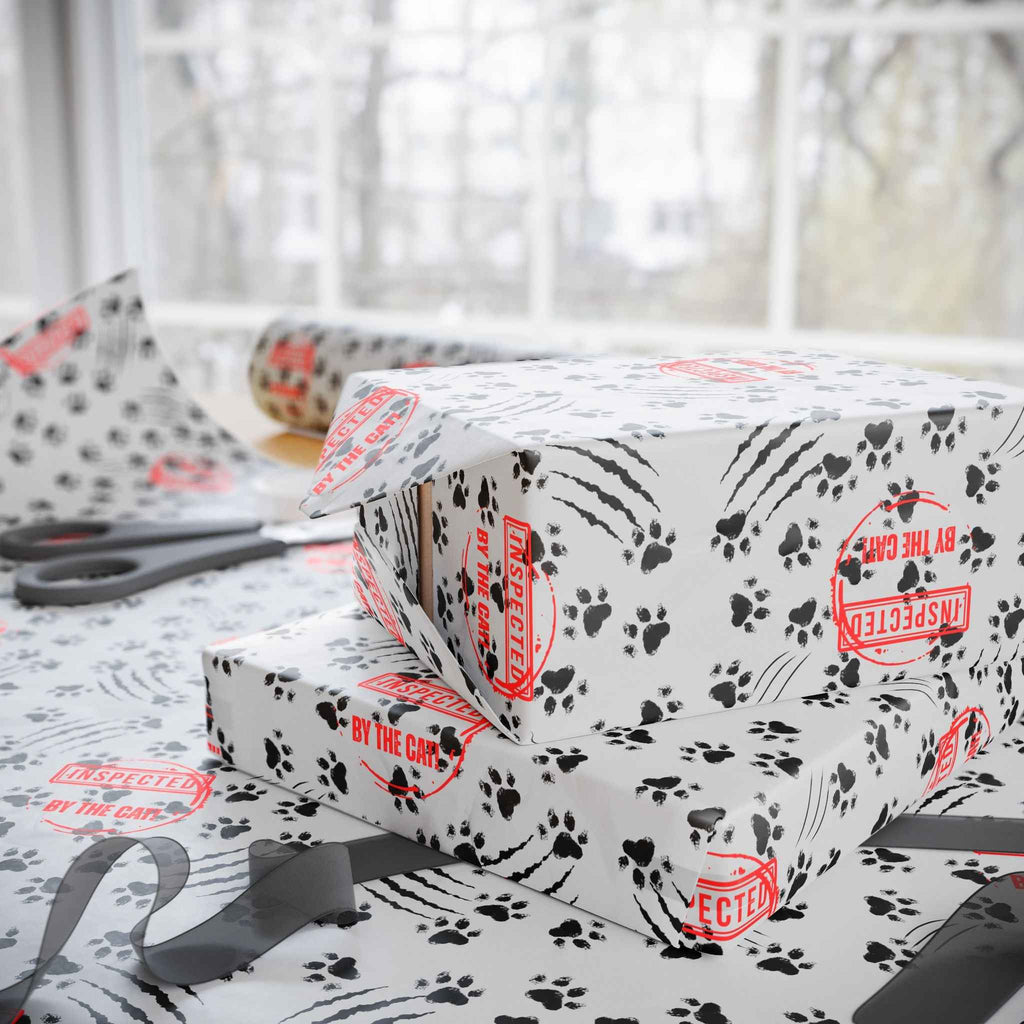This Gift Was Inspected by a Cat – All-Purpose Gift Wrap
