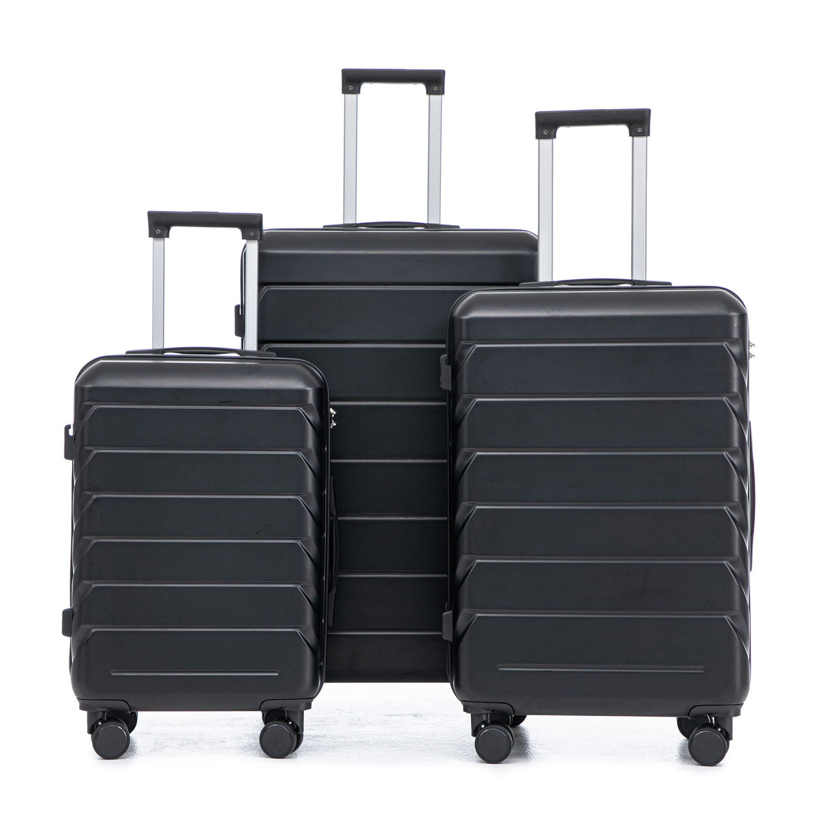 3 Pieces Set Spinner Wheel Luggage With Combination Lock