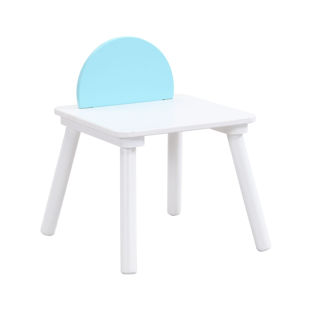 Children's Panel Table With Hidden Storage - White