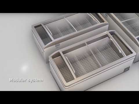 Excellence Commercial Products BD-16 Commercial Chest Freezer, 15.8 cu. ft., Solid Locking Hinged Lid, White
