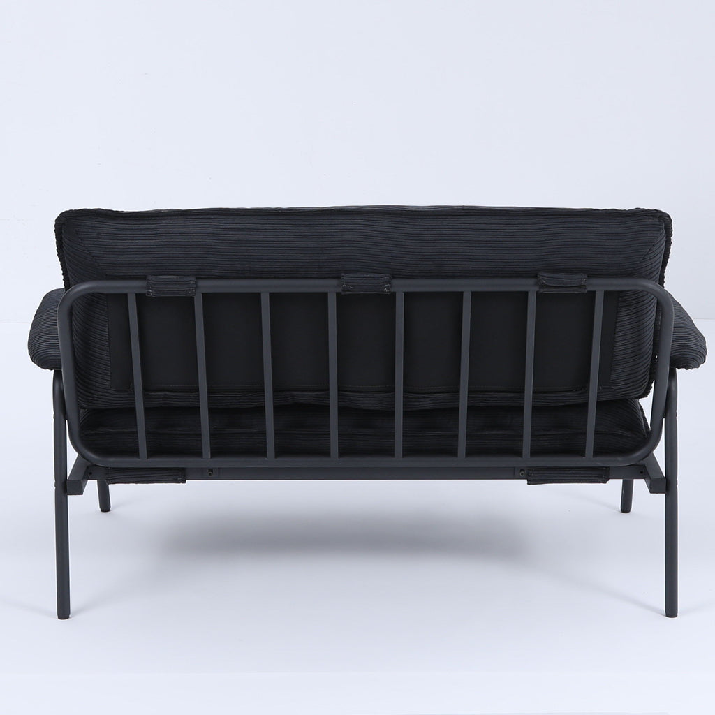 Modern Metal Frame Sofa With Sponge Filling For Compact Spaces And Versatile Use
