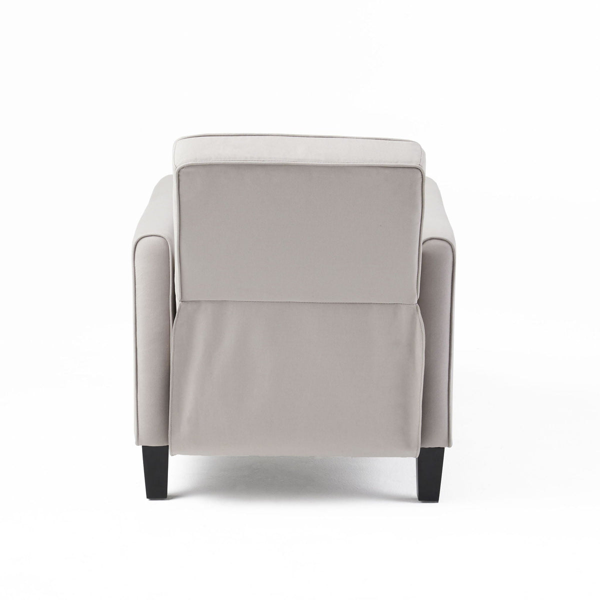 Upholstered Push Back Recliner Chair with Adjustable Recline - Multiple Colors
