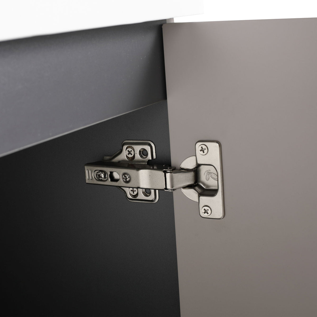 Modern Freestanding Bathroom Vanity with Soft Close Cabinet Doors - Pearl Silver, White, or Dark Green
