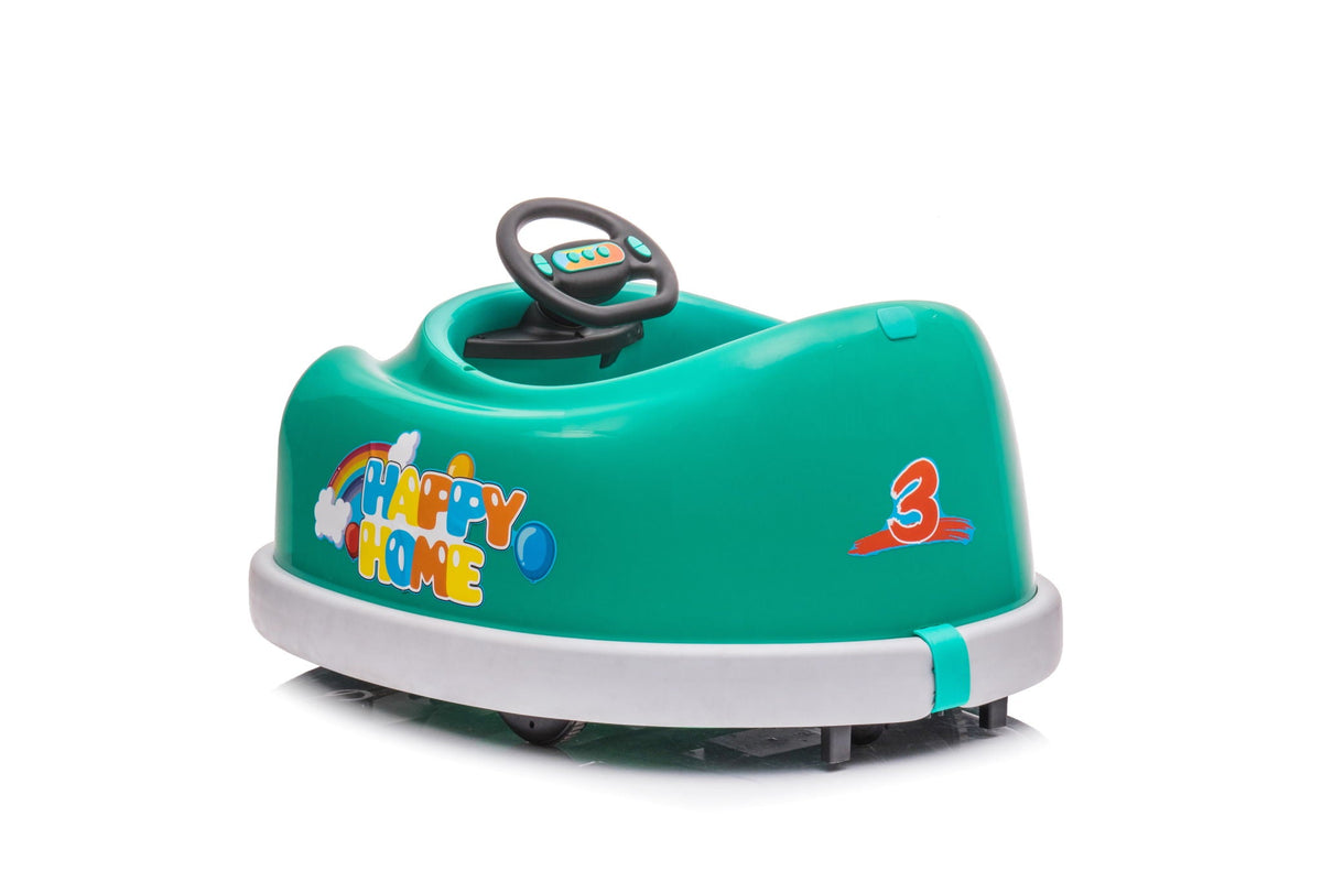 12V Dual Drive Kids Bumper Car with Anti-Collision Safety - Multiple Modes