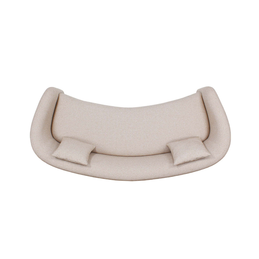 Sylvia Loveseat with Breathable PU Leather - Beige or Gold