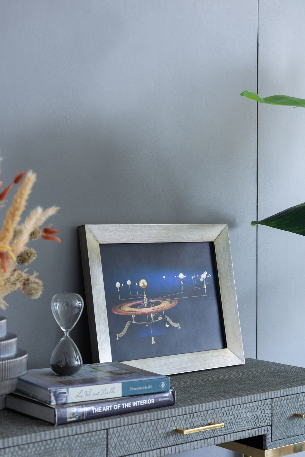 Rectangular Framed Wall Art with Durable MDF Frame - Multicolor