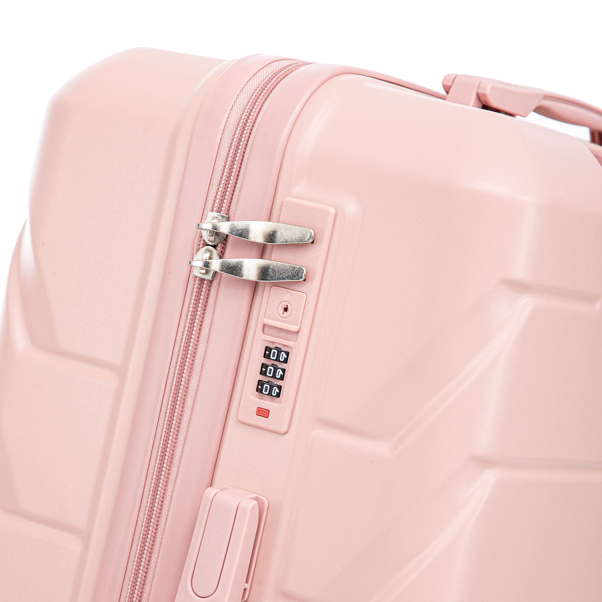 3 Pieces Set Spinner Wheel Luggage With Combination Lock