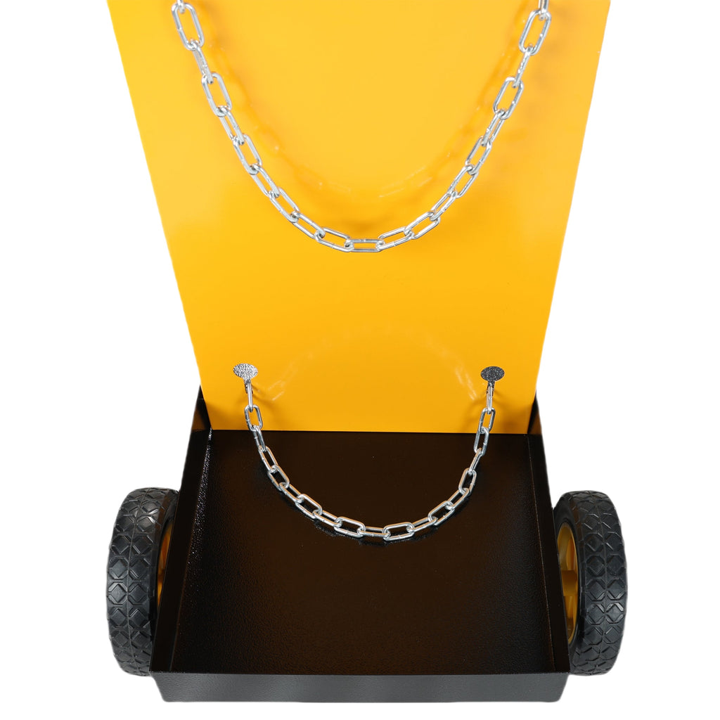 Multi-Function Welder Trolley with 4 Drawers and Safety Chains - Iron