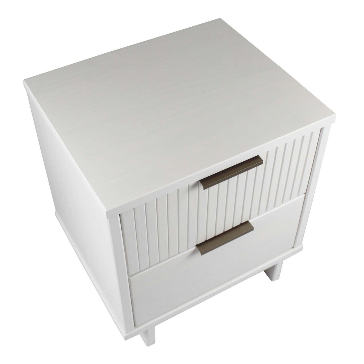 Granville Nightstand with 2 Drawers - Solid Wood Construction