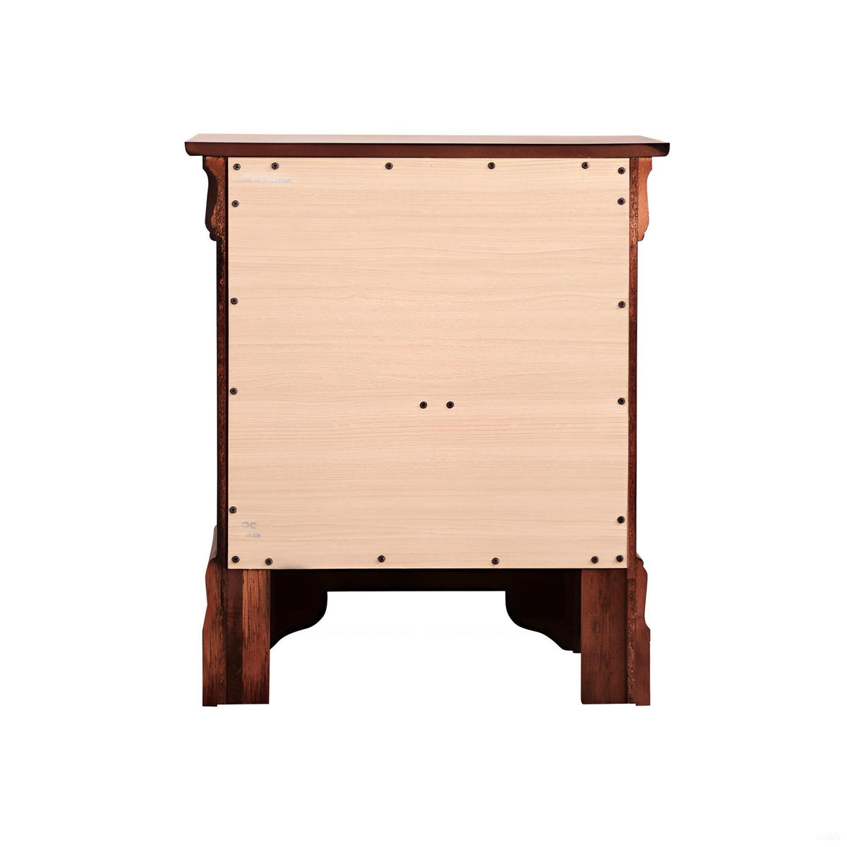 Traditional Style Design Nightstand with Classic Accent - Multiple Colors