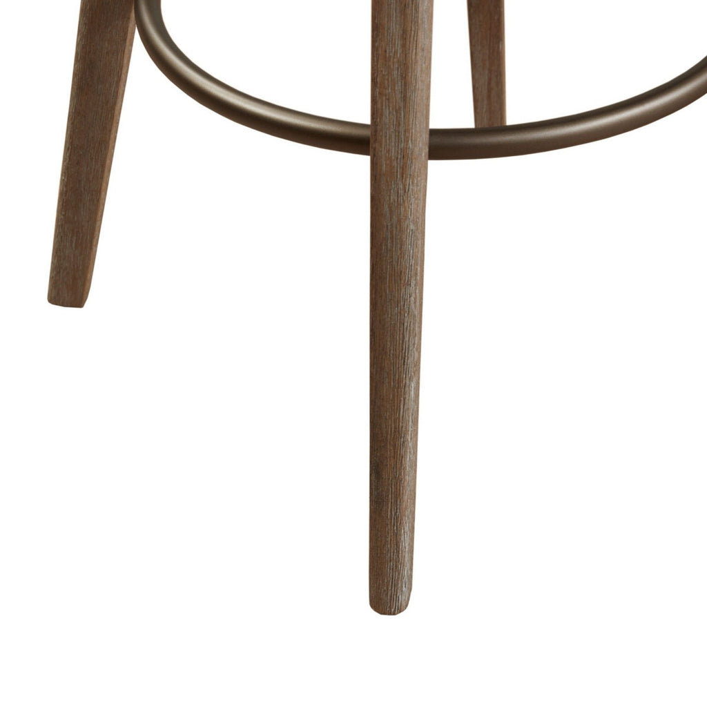 Bar Stool With Swivel Seat with 360-Degree Rotation - Sand