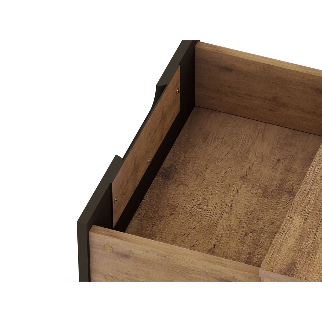 2 Drawer Nightstand with Durable Splayed Legs - Multiple Colors