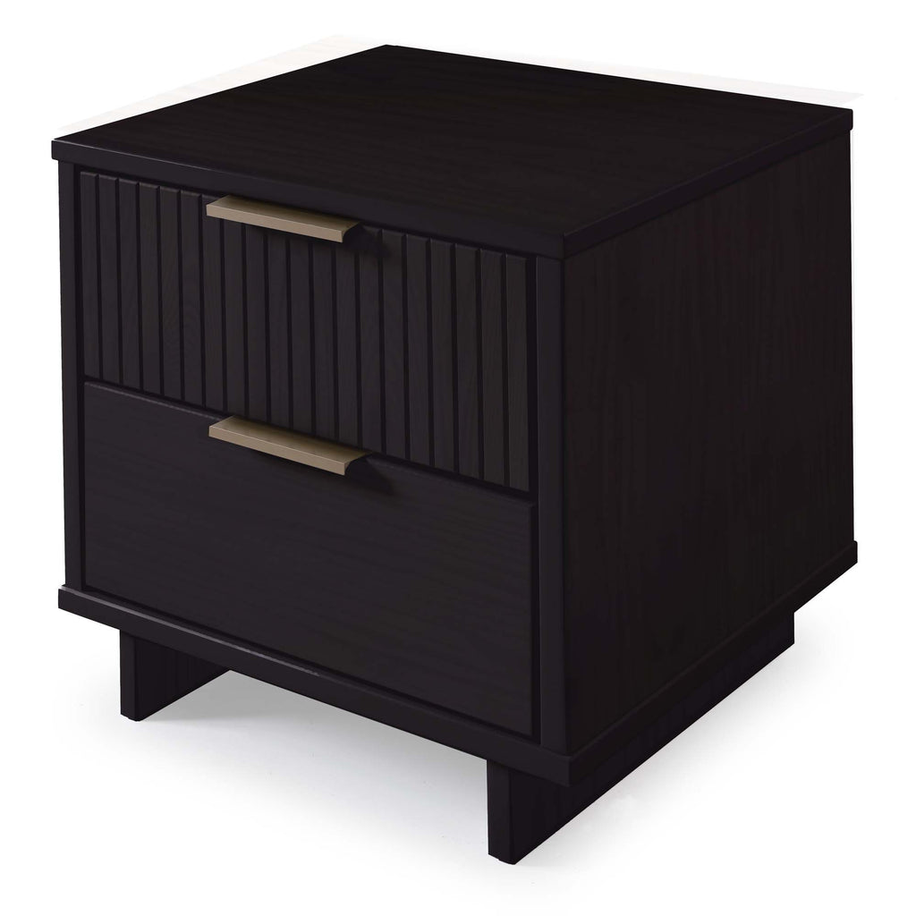 Granville Nightstand with 2 Drawers - Solid Wood Construction