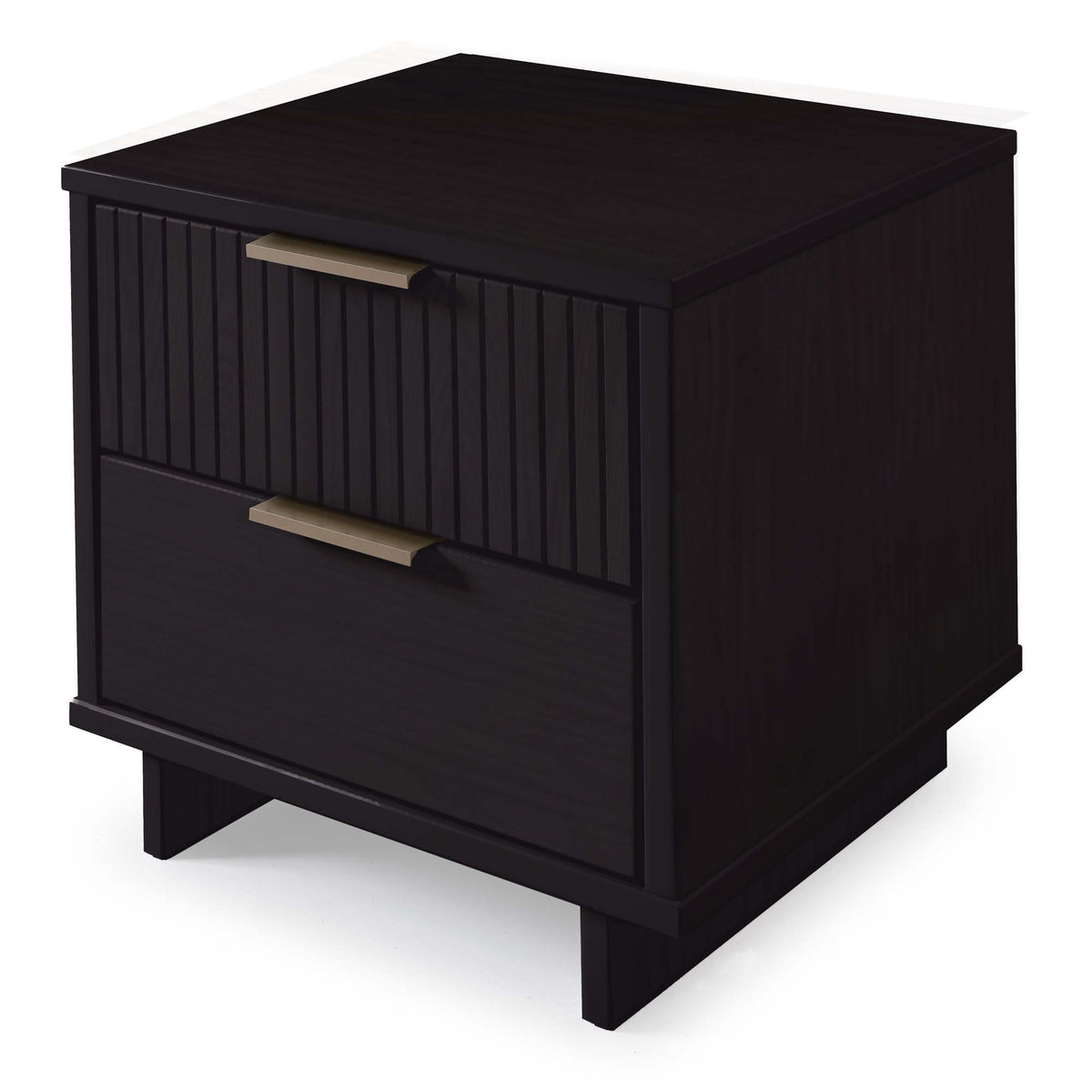 Granville Nightstand with 2 Drawers - Solid Wood Construction
