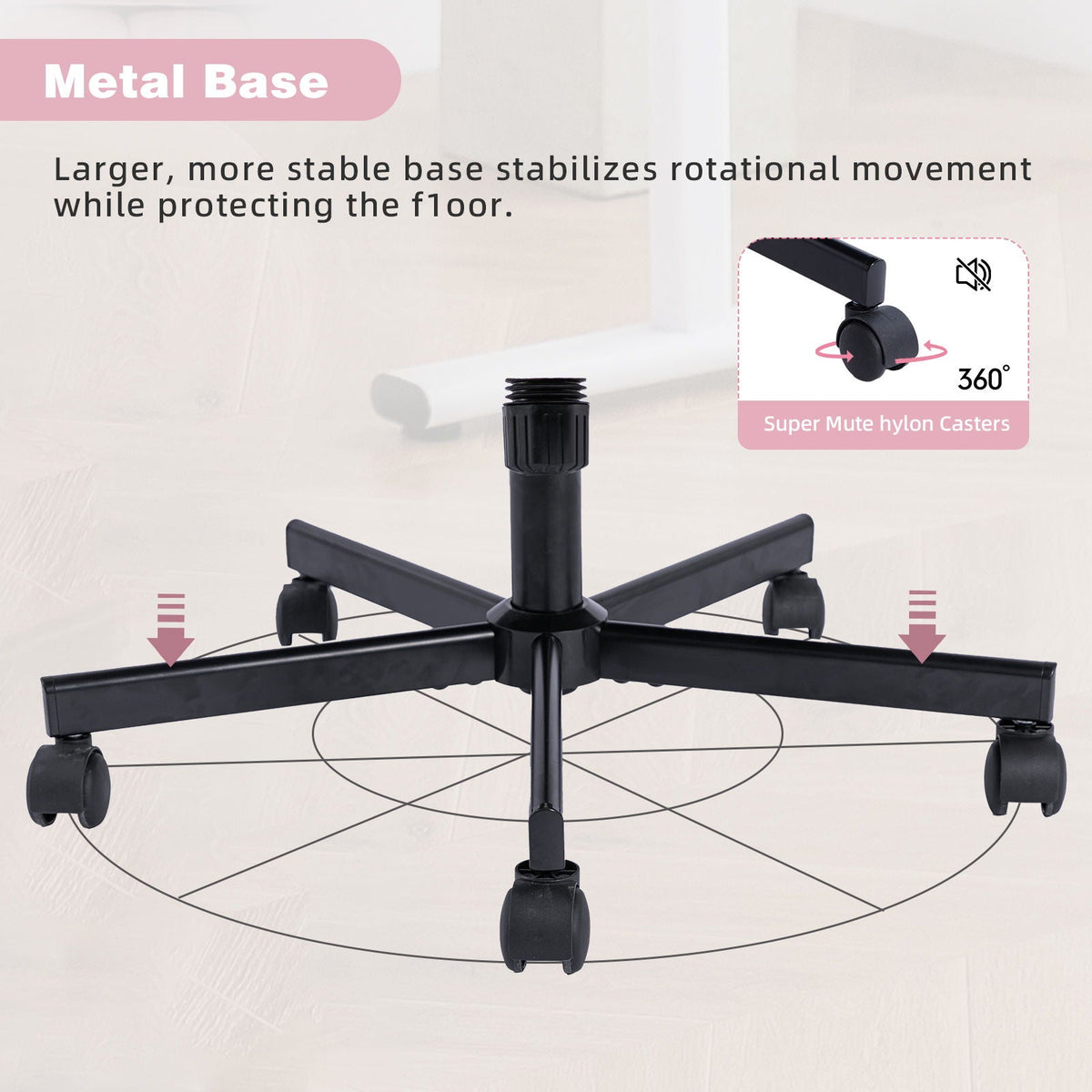 Criss Cross Office Chair with Adjustable Height – Ergonomic Design