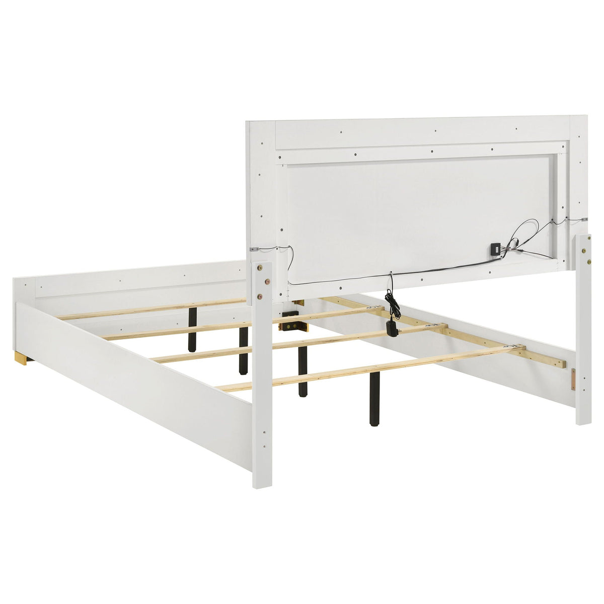 Jeremiah LED Panel Bed With Touch Controlled Lighting