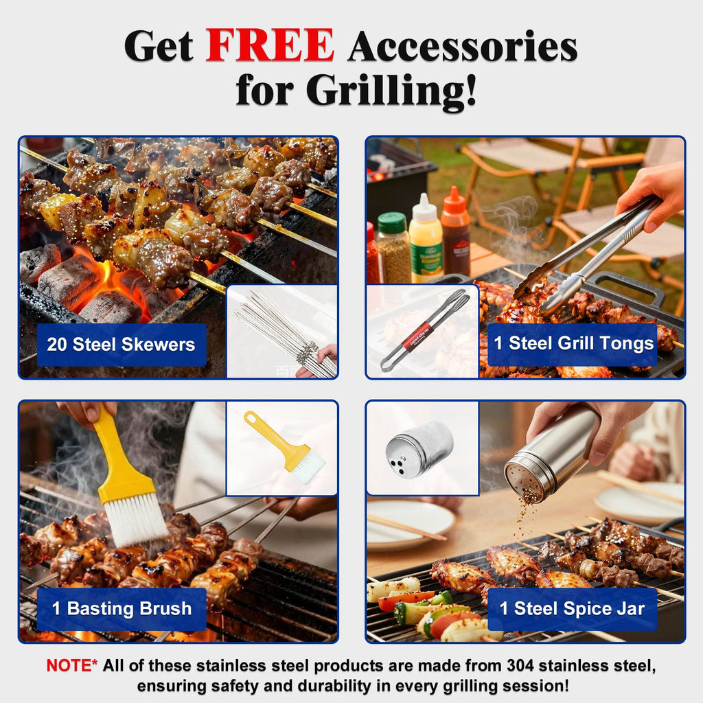 60kg Lamb Roaster Without Baffle with Portable Stainless Steel Frame