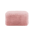 Aviana Ottoman Plush Fabric with Comfortable Design - Pink
