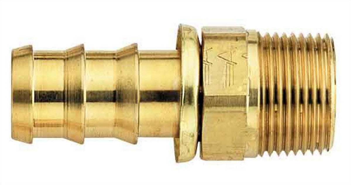 #6 Socketless Hose To 3/8 Male Pipe Fitting - FBM1202