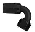 #8 120 Deg Hose End Black - FCM4443