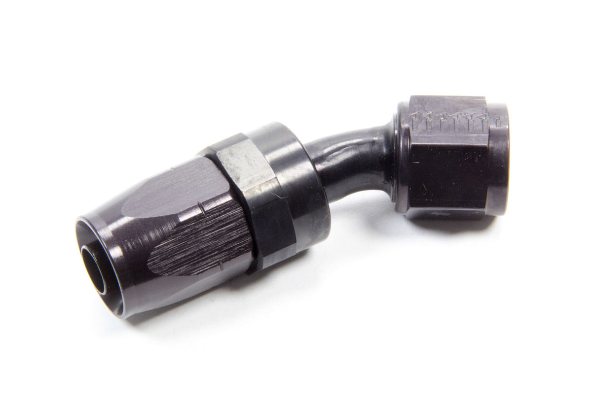 #8 30 Deg Hose End Black - FCM4473