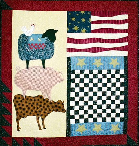 Folk Art Animals Downloadable Pattern