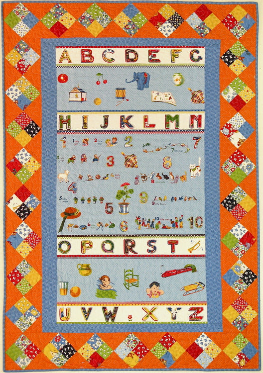 ABC Blue Downloadable Pattern