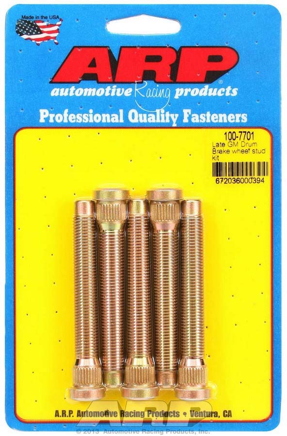 Wheel Stud Kit - 7/16-20 3.165/.486 Knurl (5) - 1007701