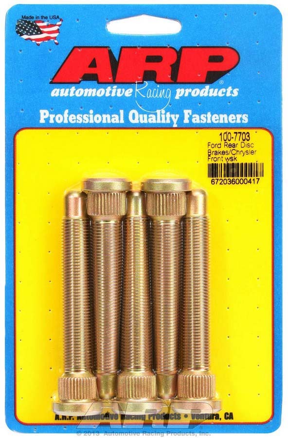 Wheel Stud Kit - 1/2-20 3.500/.625 Knurl (5) - 1007703