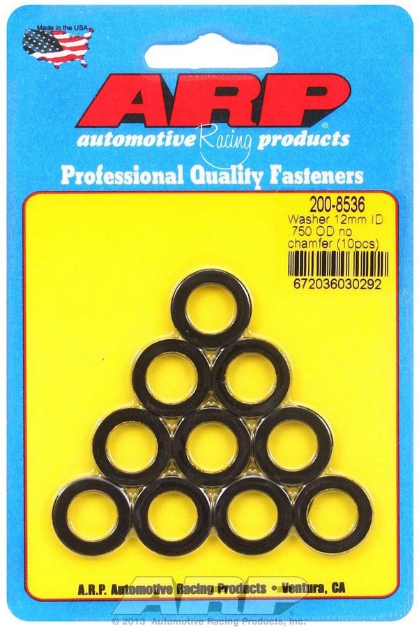 Black Washers - 12mm ID x 3/4 OD (10) - 2008536