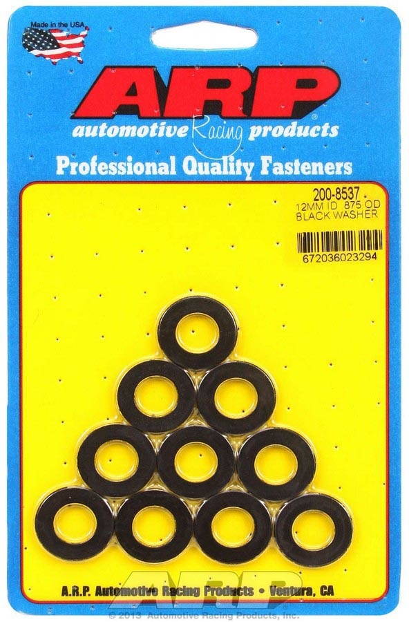 Black Washers - 12mm ID x 7/8 OD (10) - 2008537