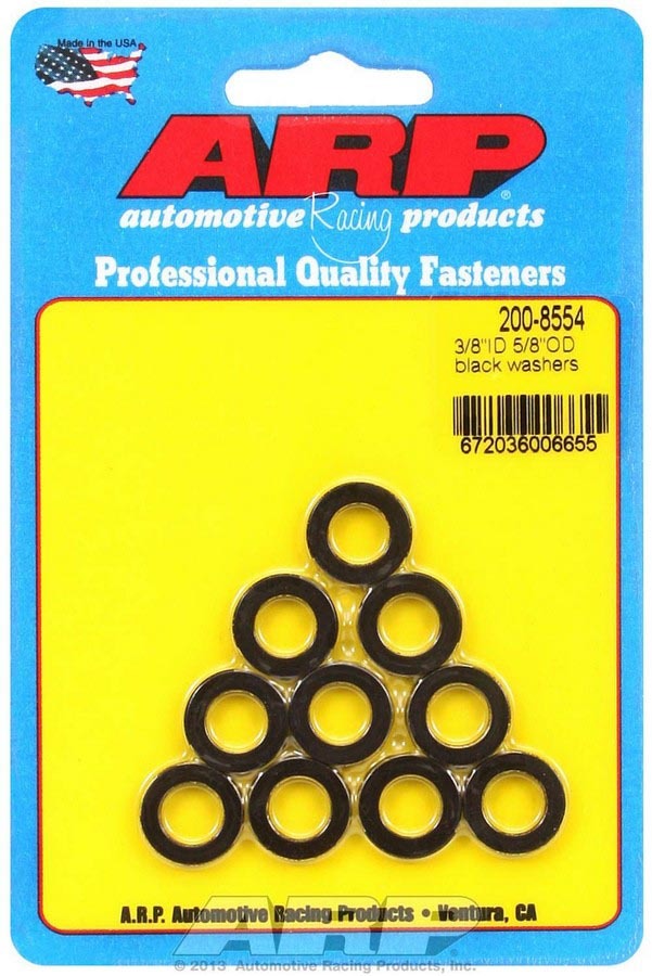 Black Washers - 3/8 ID x 5/8 OD (10) - 2008554