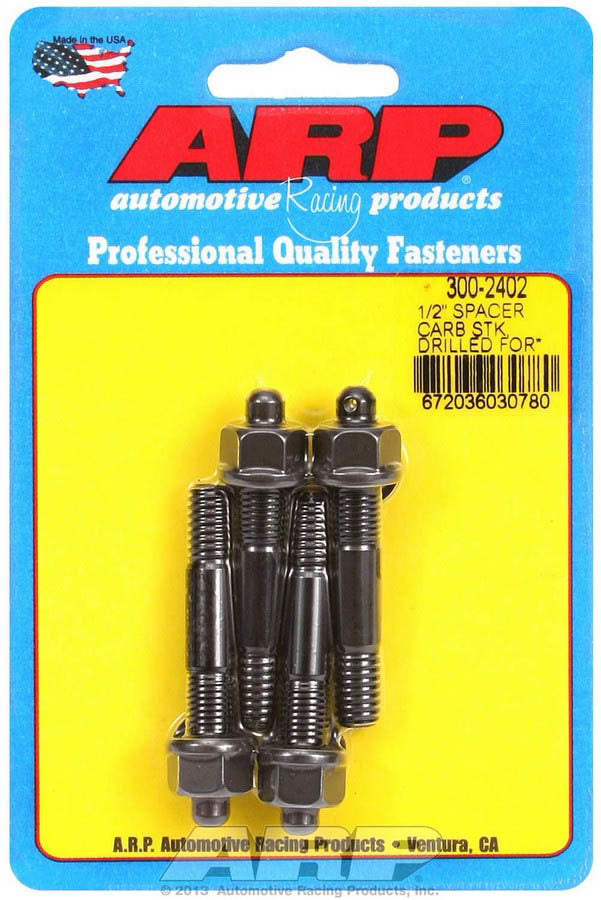 Carb Stud Kit - Drilled for 1/2in Spacer - 3002402
