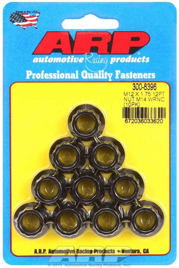 12mm x 1.75 12pt. Nuts (10) - 3008396