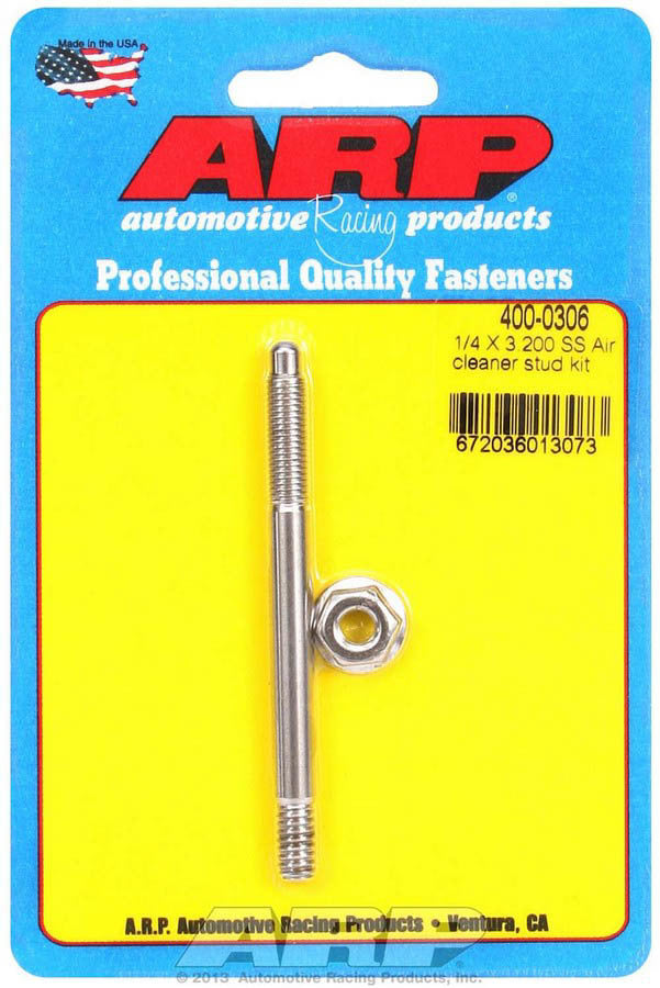Air Cleaner Stud Kit - 1/4 x 3.200 S/S - 4000306