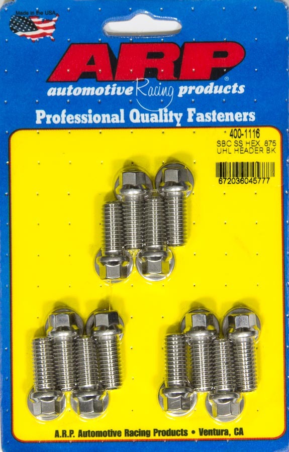 Header Bolt Kit - 6pt. 3/8 x .875 UHL (12) - 4001116