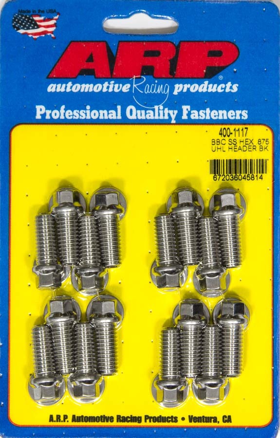 Header Bolt Kit - 6pt. 3/8 x .875 UHL (16) - 4001117