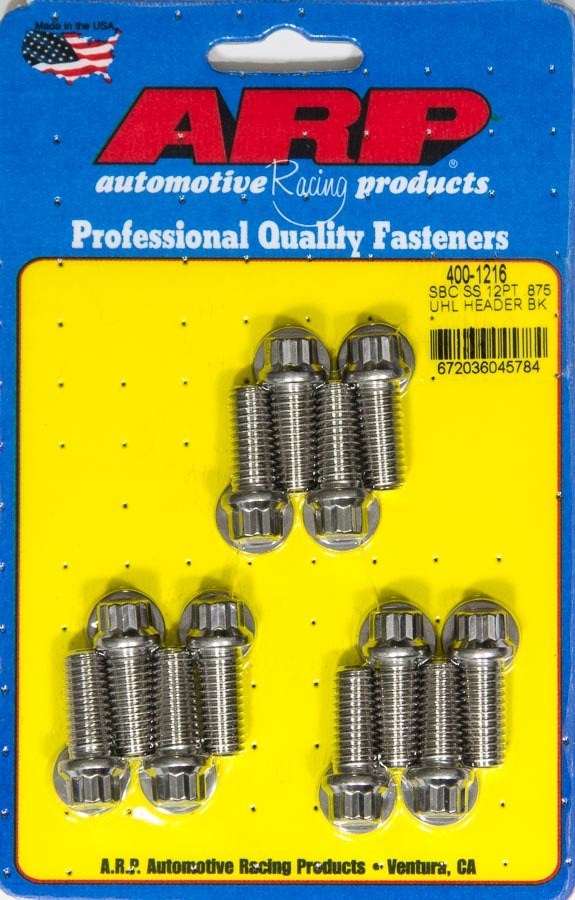 Header Bolt Kit - 12pt. 3/8 x .875 UHL (12) - 4001216