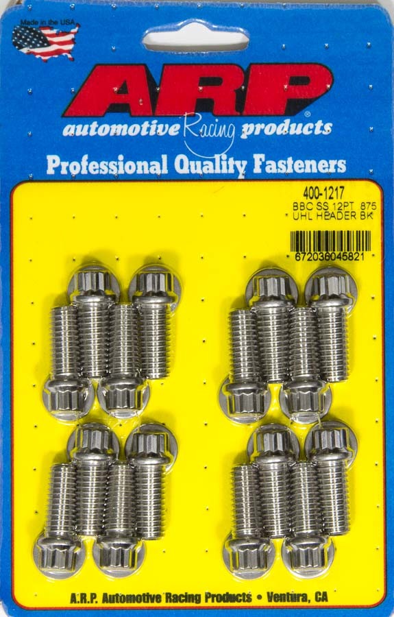 Header Bolt Kit - 12pt. 3/8 x .875 UHL (16) - 4001217
