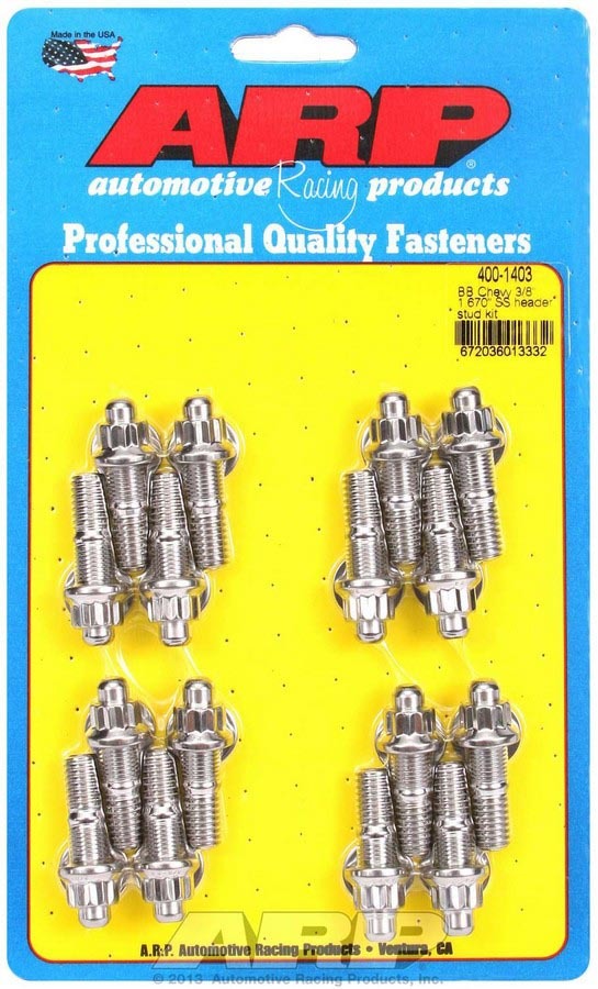 Stainless Header Stud Kit - 4001403