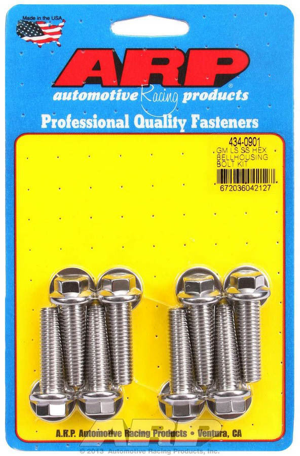 Bellhousing Bolt Kit - 6pt. GM LS - 4340901