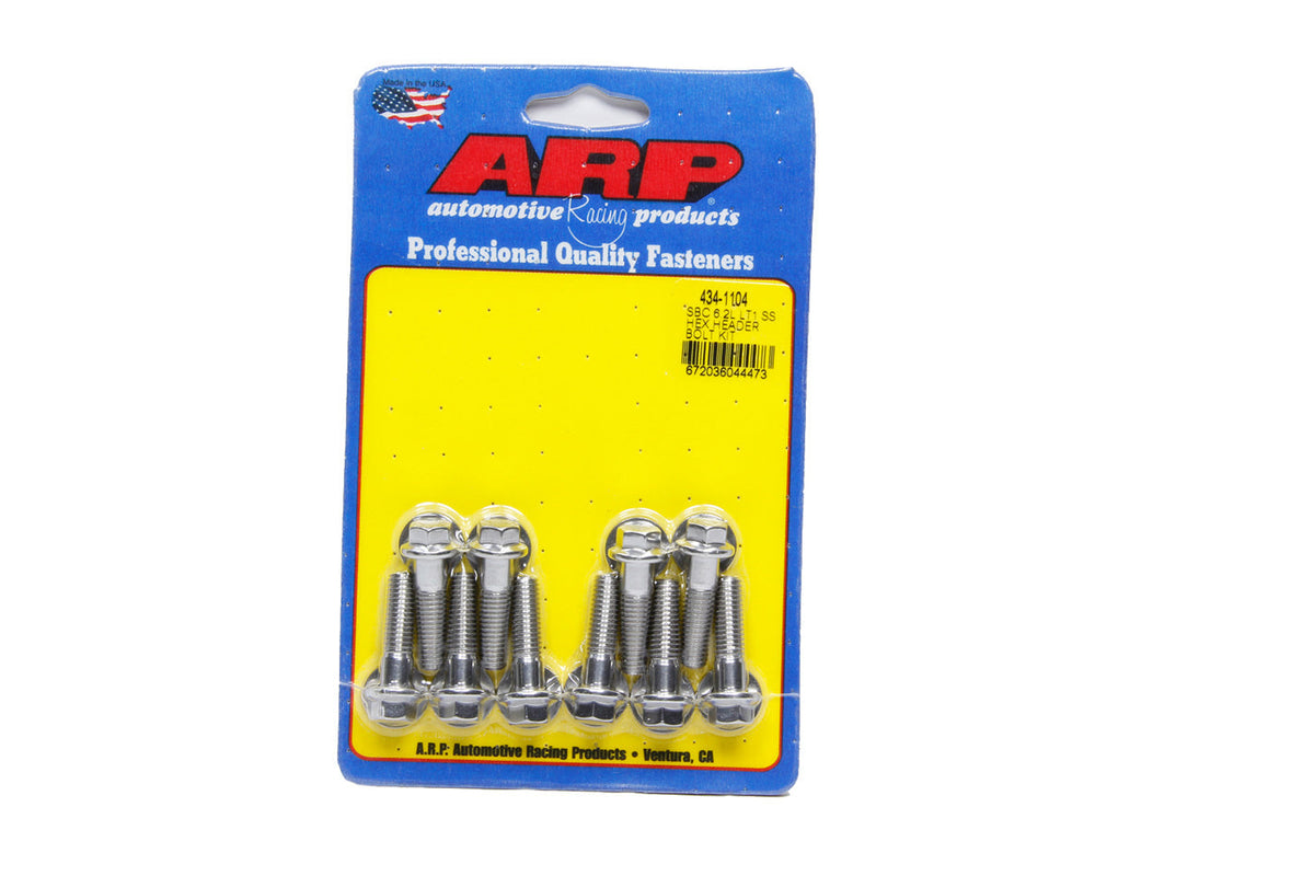 Header Bolt Kit - GM LT1 6.2L 6pt S/S - 4341104