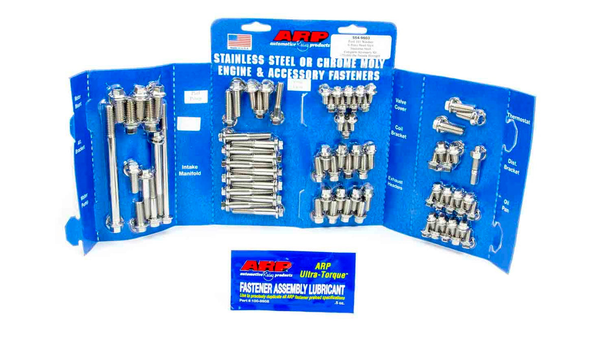 Engine Blt Kit 351W Hex Stainless - 5549603