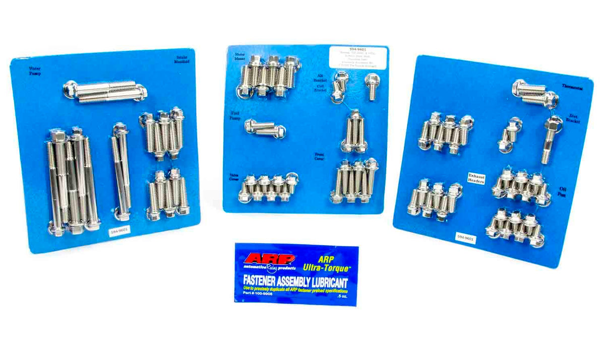 Engine Blt Kit Pontiac Hex Stainless - 5949601