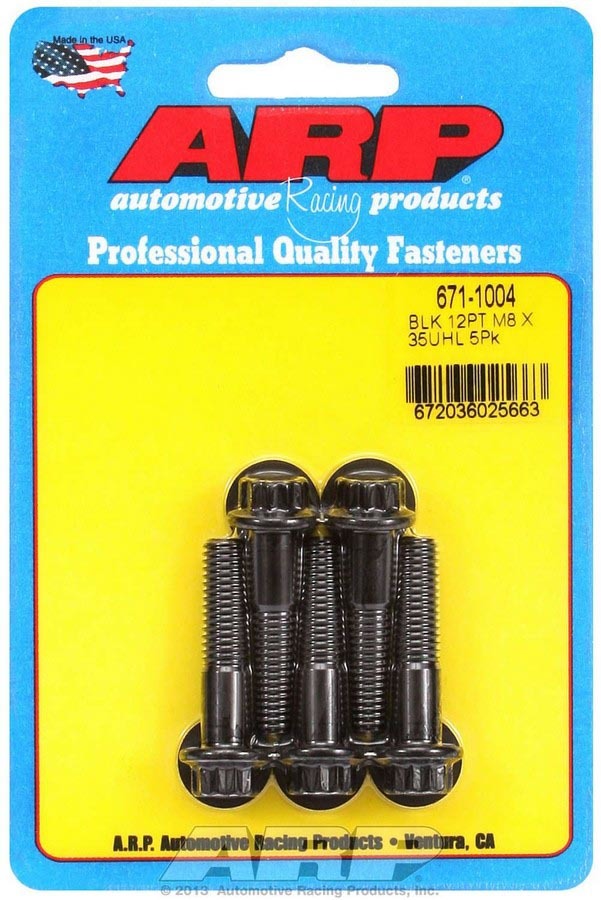 Bolt Kit - 12pt. (5) 8mm x 1.25 x 35mm - 6711004