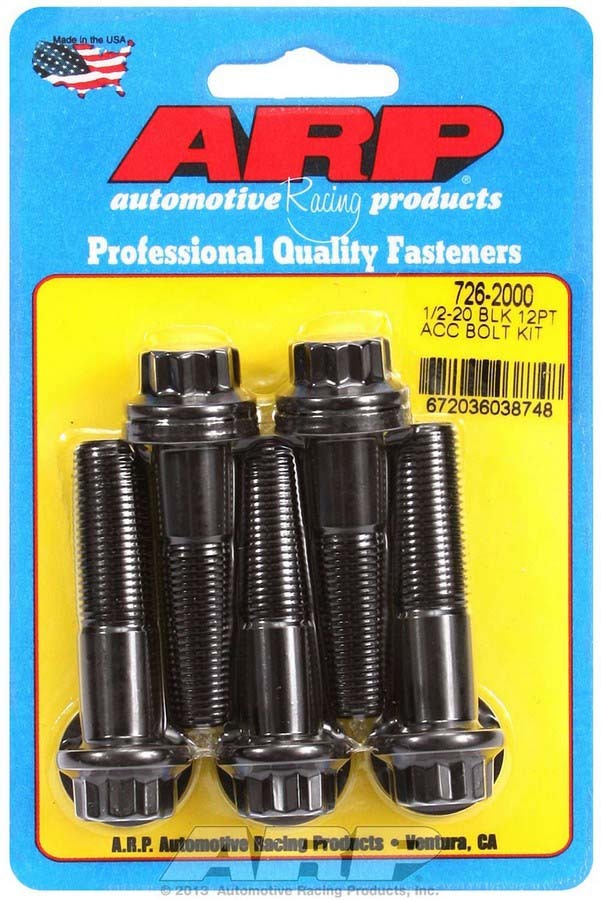 Bolt Kit - 12pt. (5pk) 1/2-20 x 2.000 - 7262000