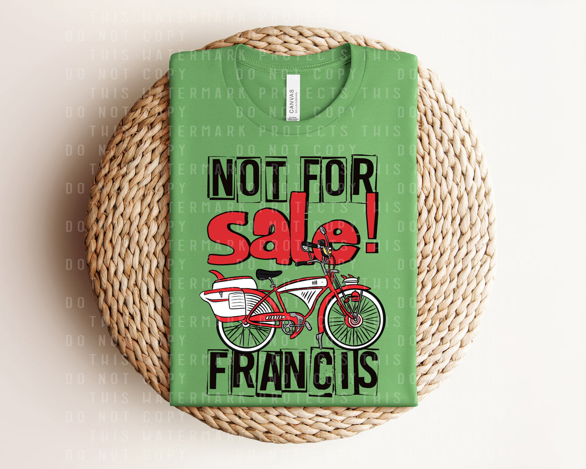 Not for Sale Francis Graphic Tee