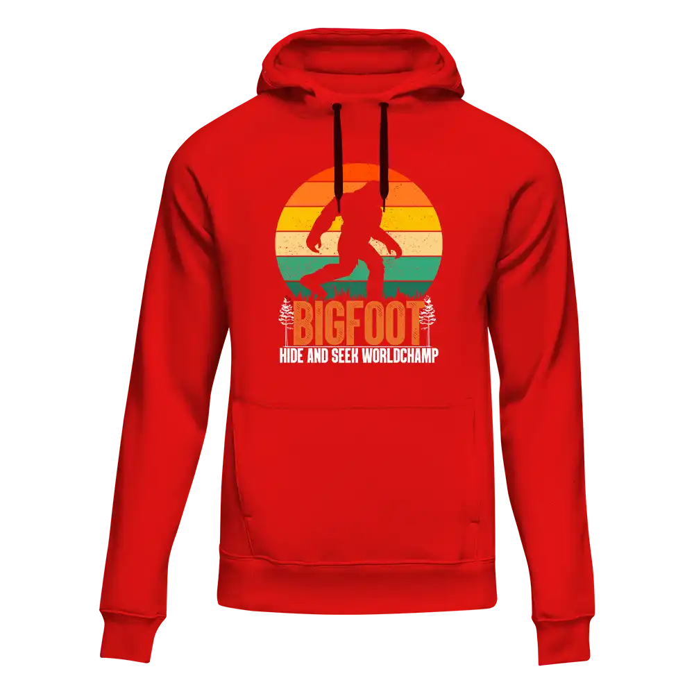 Bigfoot Hide And Seek Unisex Hoodie