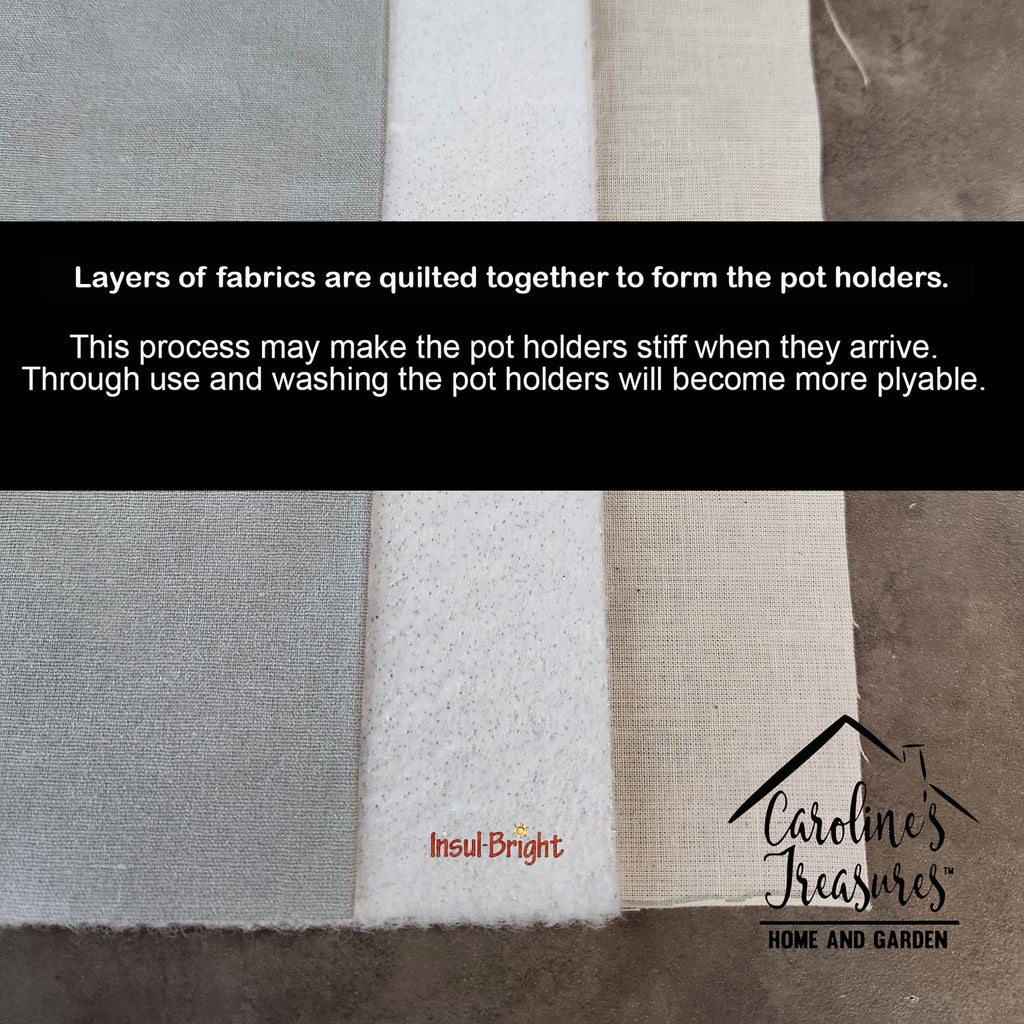 Letter E Initial Monogram - Zebra Red Pot Holder Set of 2 Heat Resistant Quilted Hot Pads 7.5 x 7.5 Inch, Insulated Kitchen Trivets for Cooking & Baking