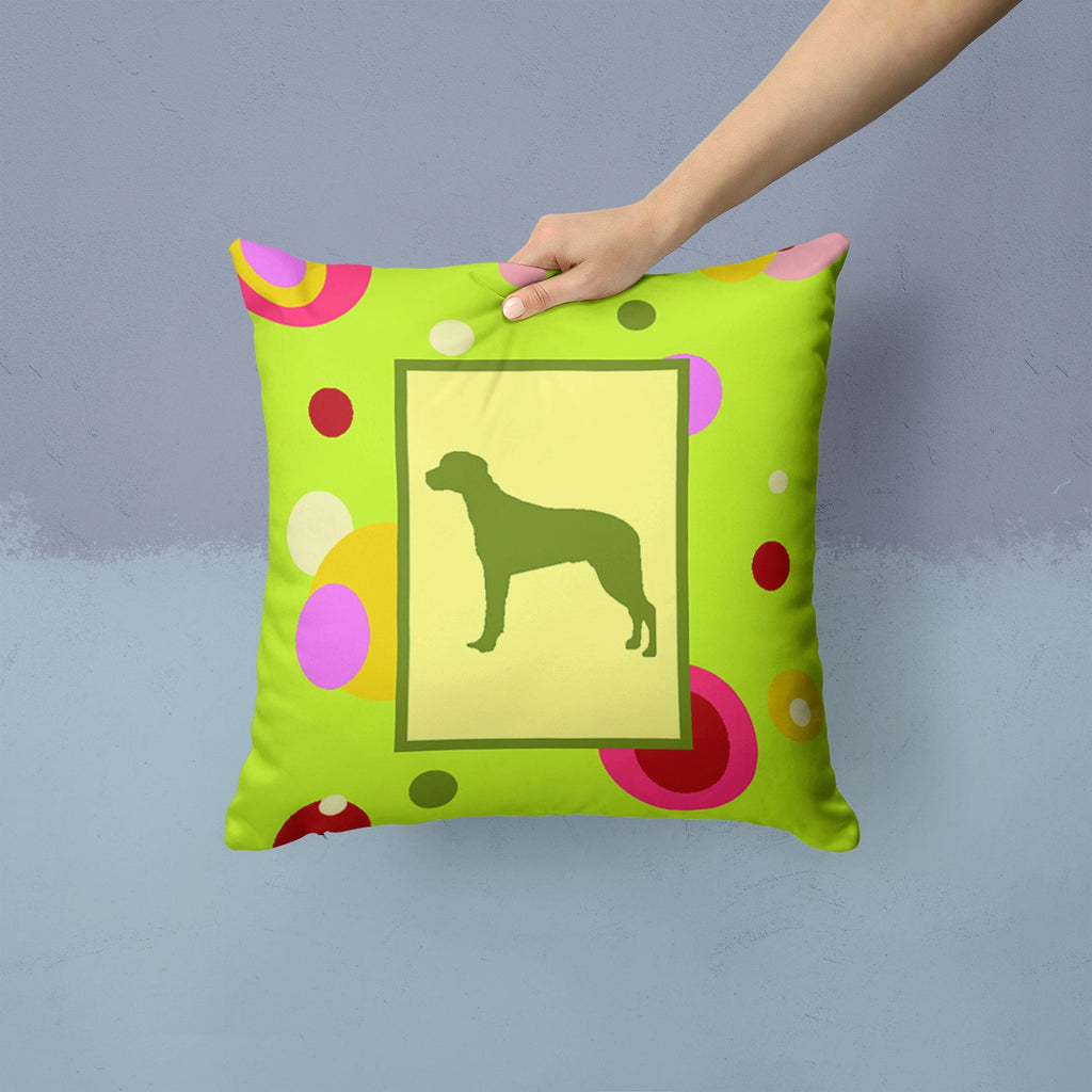 Rhodesian Ridgeback Decorative Throw Pillow 14x14 Indoor Outdoor Accent Cushion, Fabric Cover with Insert for Sofa, Bed, Porch & Living Room